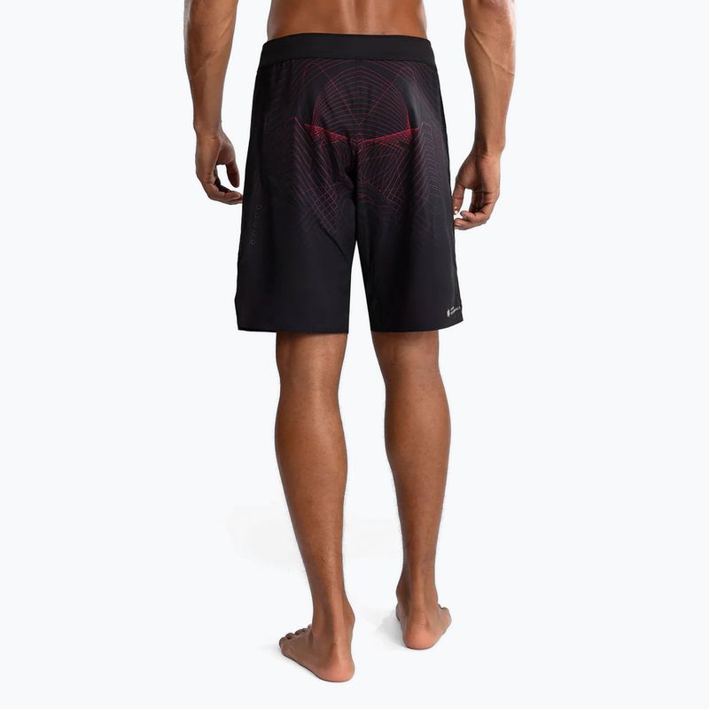 Pánske tréningové šortky Venum G-Fit Air Men'S Fight Shorts deep black/fire red 3