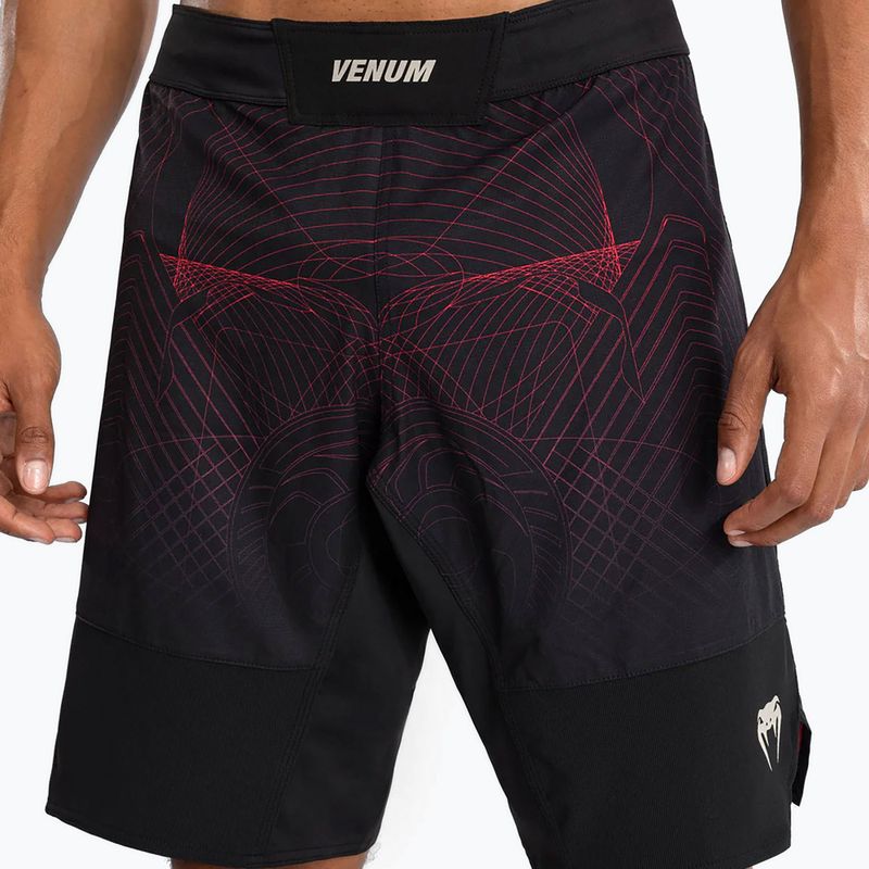 Pánske tréningové šortky Venum G-Fit Air Men'S Fight Shorts deep black/fire red 5