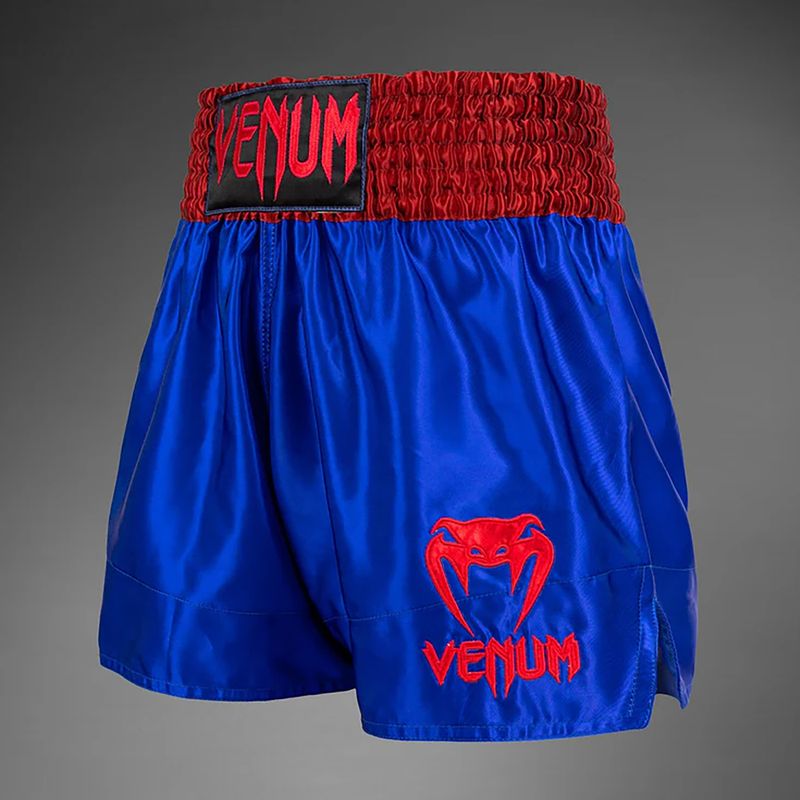 Pánske tréningové šortky Venum Classic Muay Thai navy blue/red 3