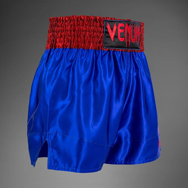 Pánske tréningové šortky Venum Classic Muay Thai navy blue/red 4