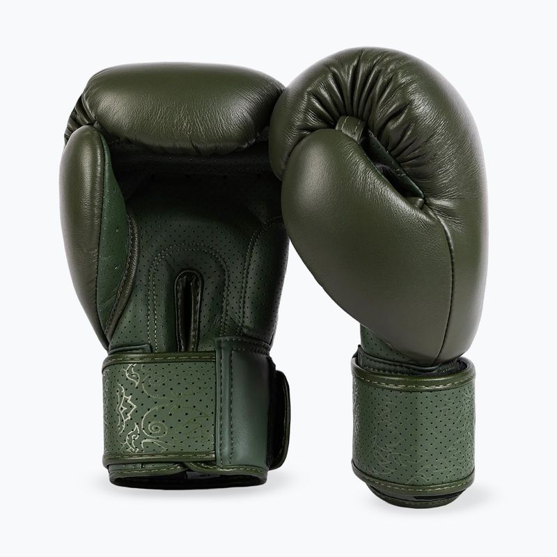 Venum Power 2.0 deep forest green boxing gloves 2
