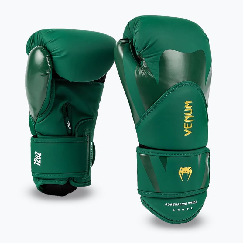 Venum Challenger 4.0 army green boxerské rukavice