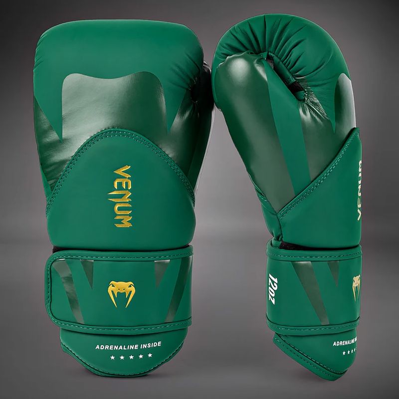 Venum Challenger 4.0 army green boxerské rukavice 2