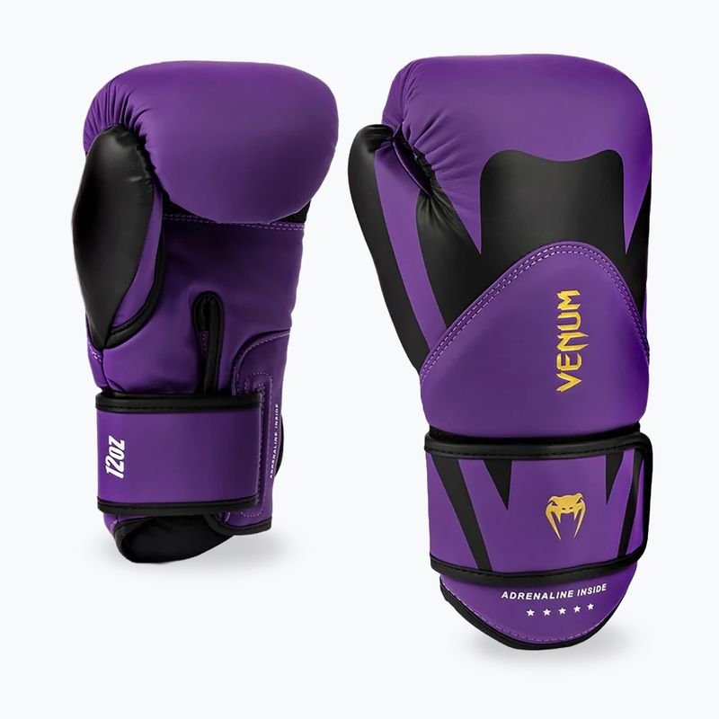 Venum Challenger 4.0 boxerské rukavice tmavo fialové