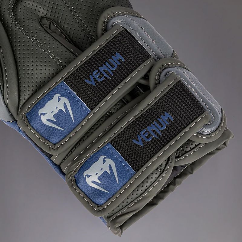 Venum Reverso Boxerské rukavice storm grey/royal blue 5