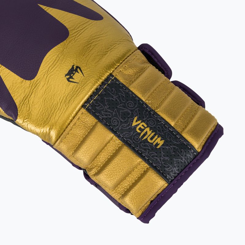 Rękawice bokserskie Venum Reverso Boxing dark purple/gold 6