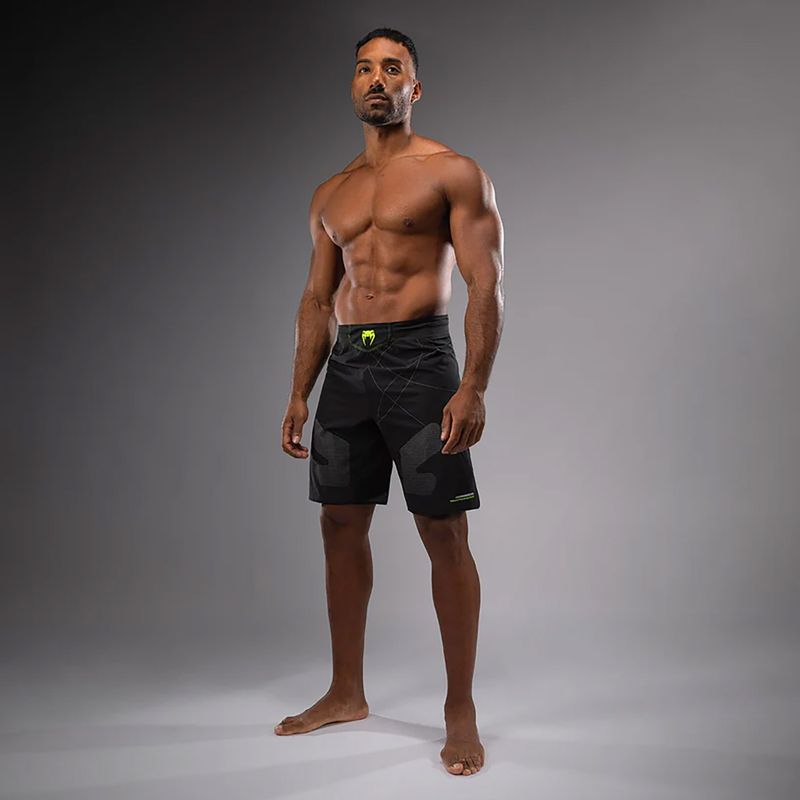 Pánske tréningové šortky Venum Training Camp 4.0 black/neo green 2