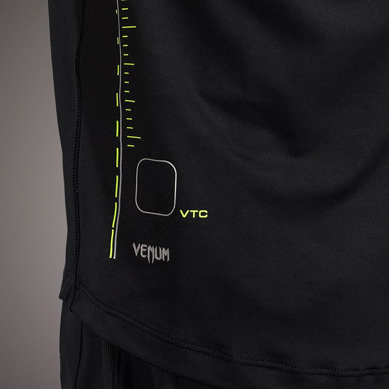 Pánske tréningové tričko Venum Training Camp black/neo green 5