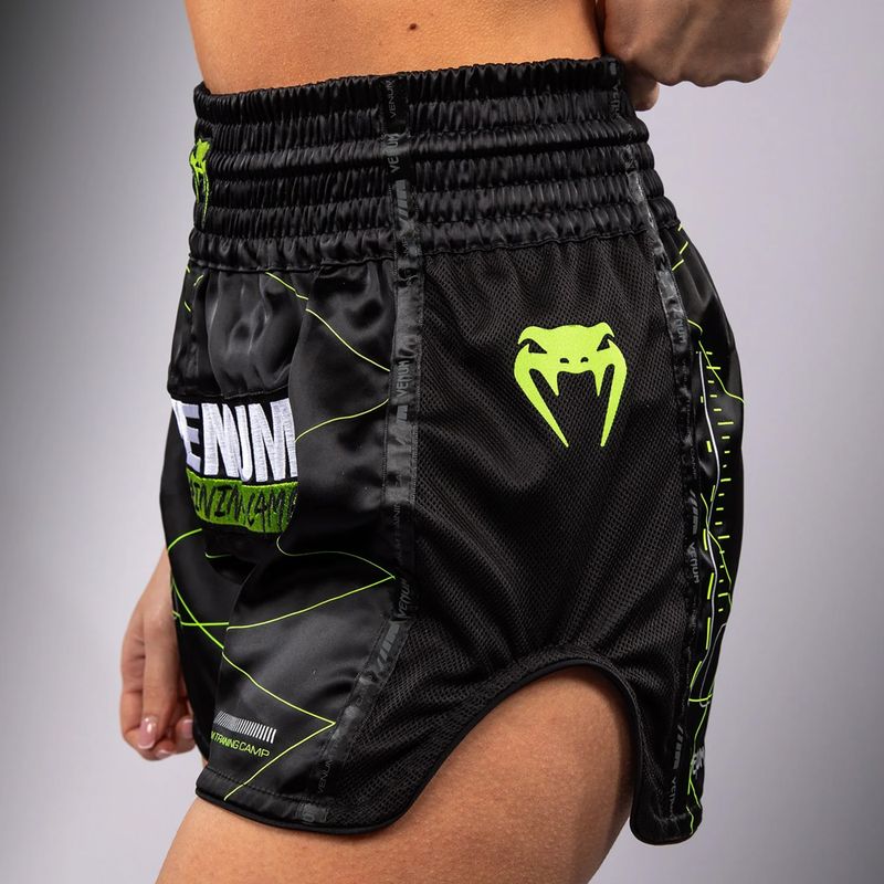 Pánske tréningové šortky Venum Training Camp 4.0 black/neo green 6