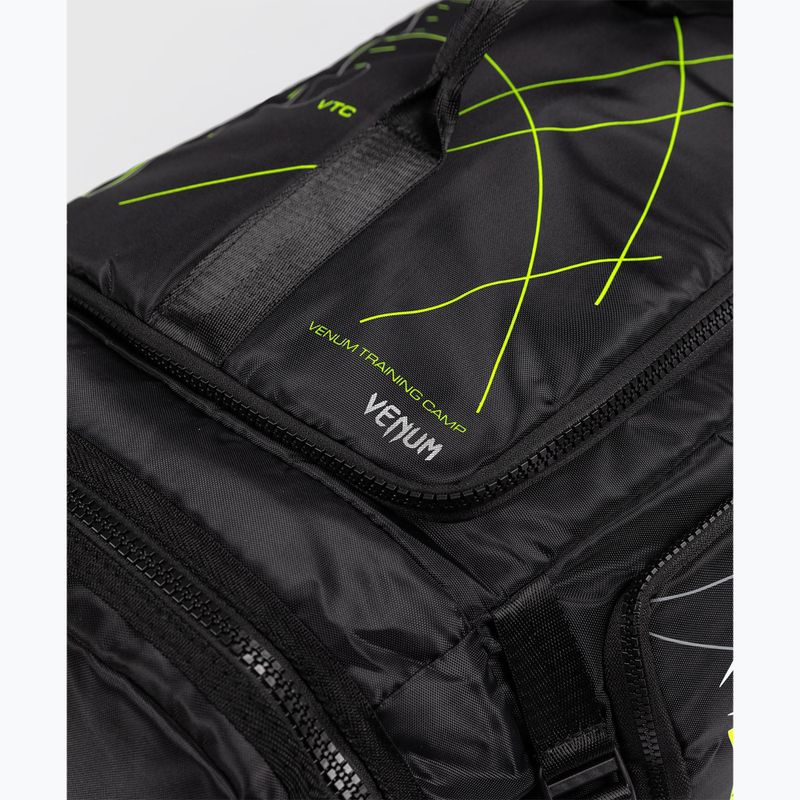 Taška Venum Training Camp 4.0 black/neo green 7