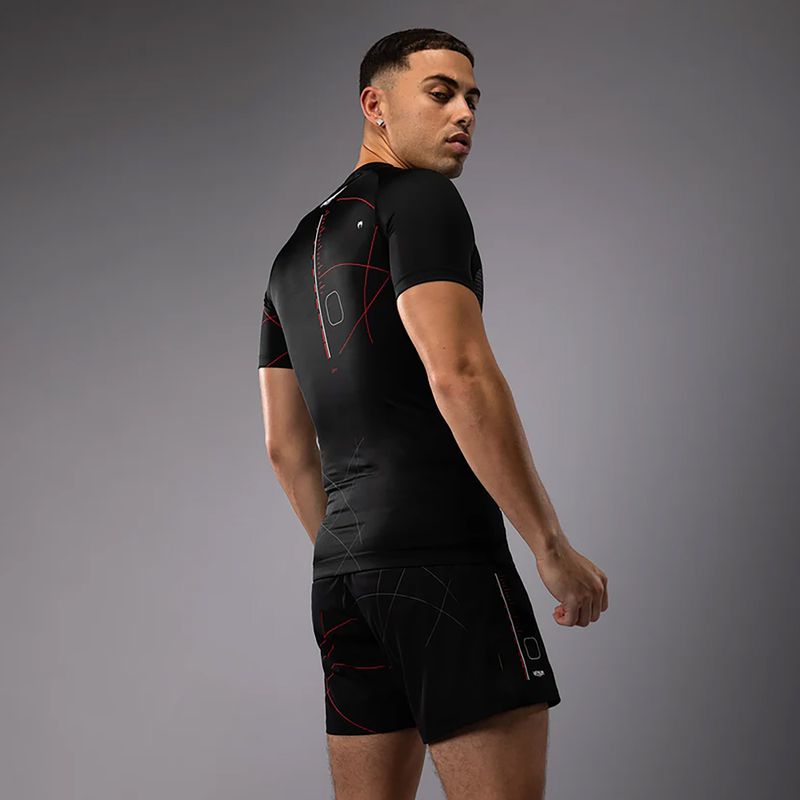 Pánske tréningové tričko Venum Tactical XT Rashguards black/fire red 4