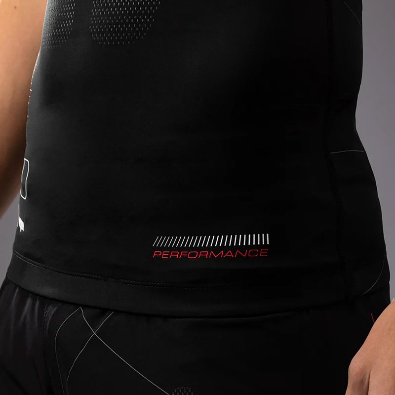Pánske tréningové tričko Venum Tactical XT Rashguards black/fire red 9