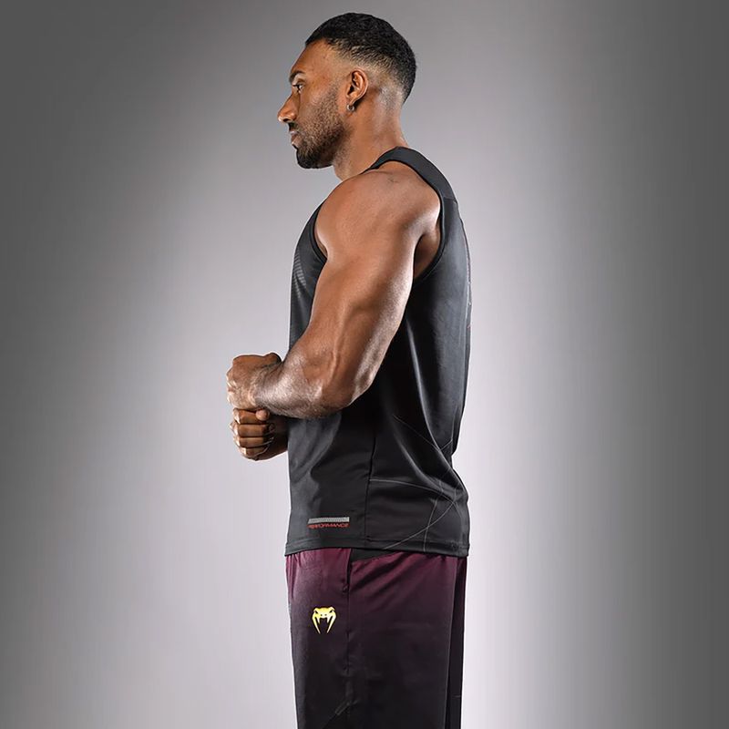 Tréningové tričko Venum Tactical XT Tank black/fire red 4