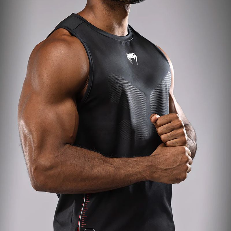 Tréningové tričko Venum Tactical XT Tank black/fire red 6