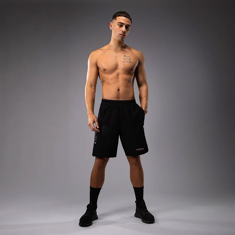 Pánske tréningové šortky Venum Tactical XT black/fire red 2