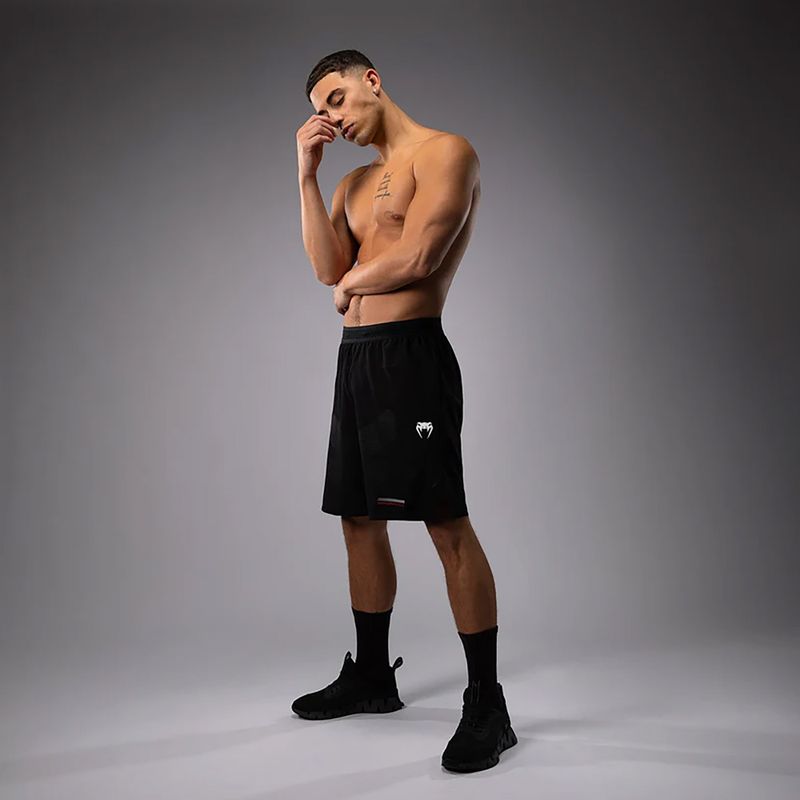 Pánske tréningové šortky Venum Tactical XT black/fire red 4