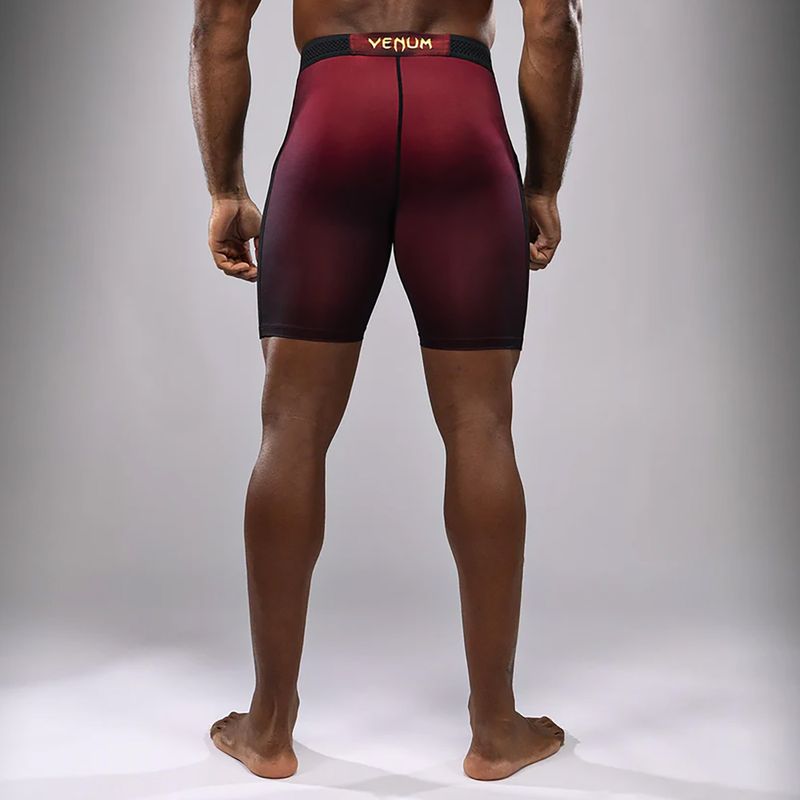 Pánske tréningové šortky Venum Tactical XT Vale Tudo black/burgundy/gold 3