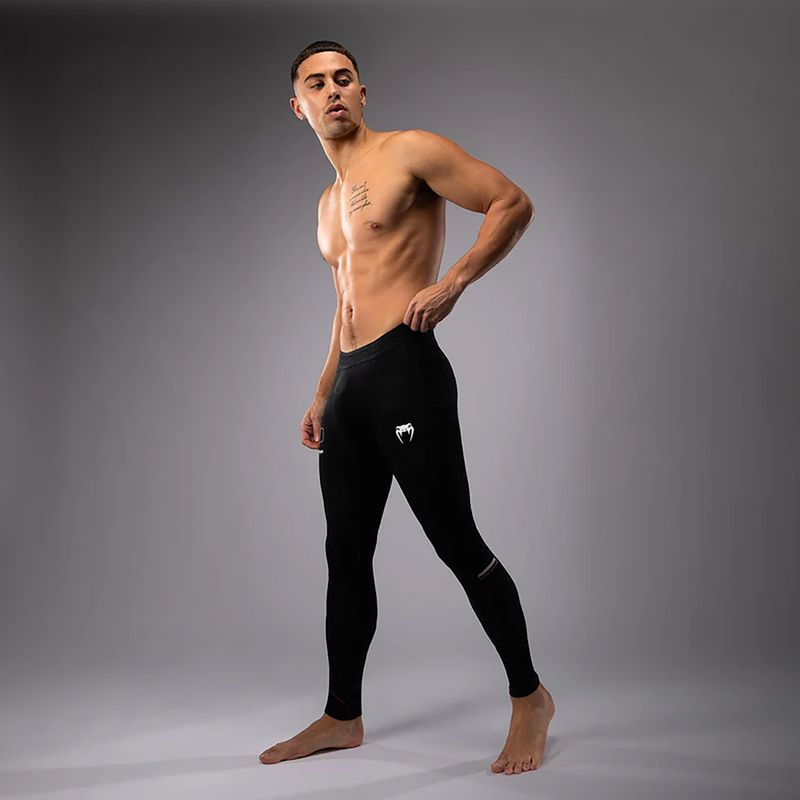 Pánske tréningové legíny Venum Tactical XT Spats black/fire red 4