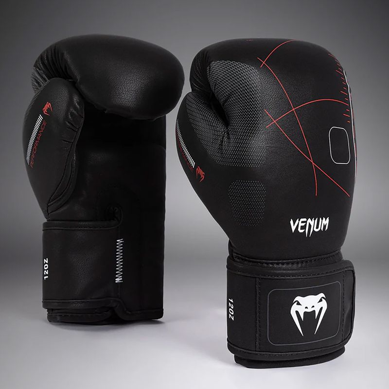 Rękawice bokserskie Venum Tactical XT black/fire red 2