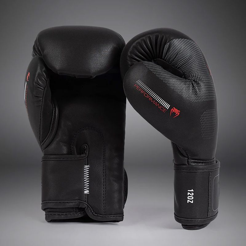 Rękawice bokserskie Venum Tactical XT black/fire red 3
