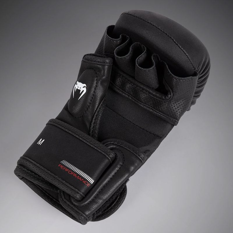 Sparingové rukavice Venum Tactical XT black/fire red 4