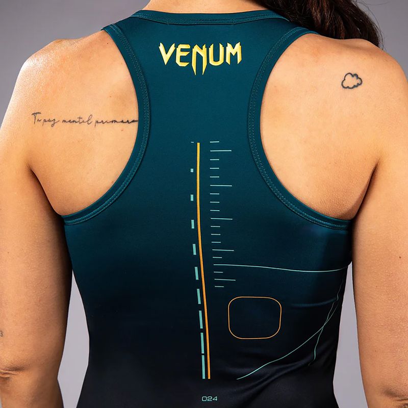 Venum Tactical XT Dry Tech dámske tréningové tričko čierna/lesne zelená 7