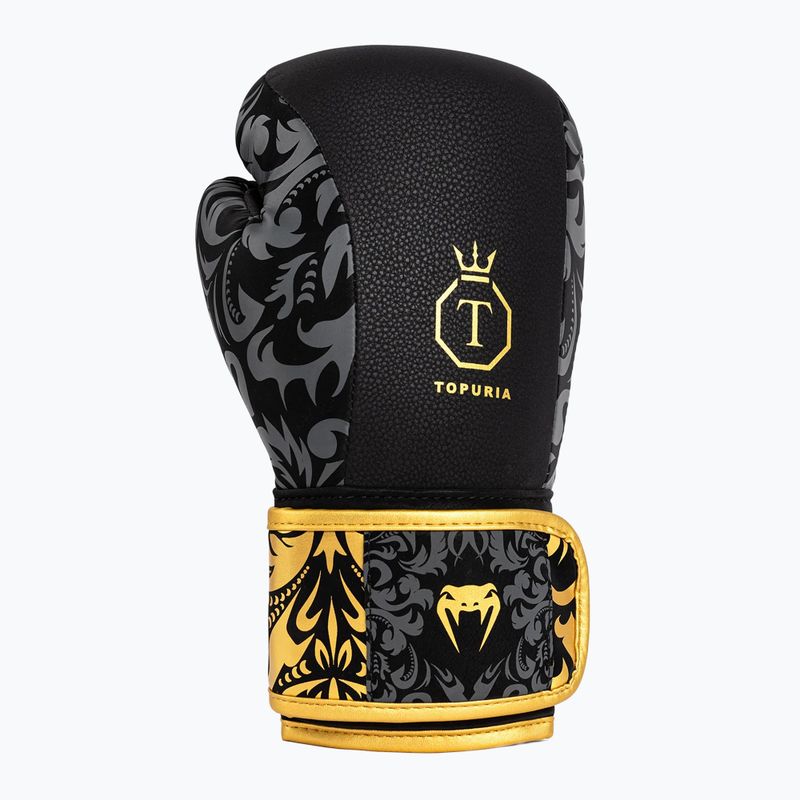 Boxerské rukavice Venum x Ilia Topuria Unmatched black/gold 5