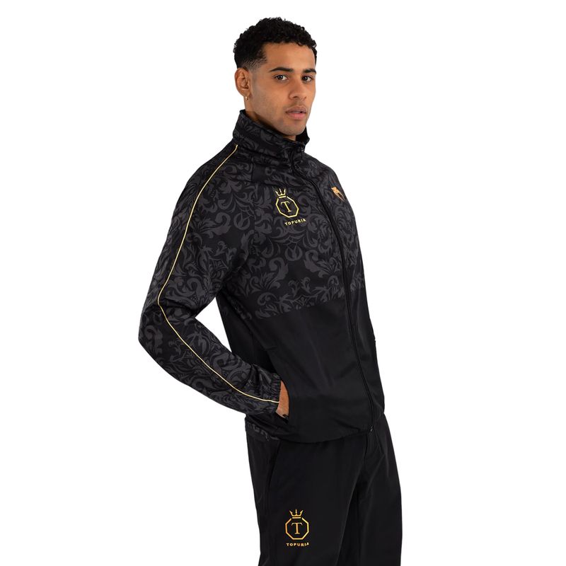Pánska bunda Venum x Ilia Topuria Unmatched black/gold 3