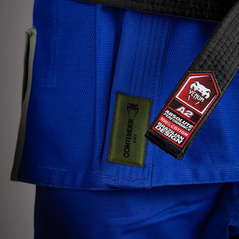 Kimono na brazilské jiu-jitsu Venum Contender Evo 2.0 royal blue 6