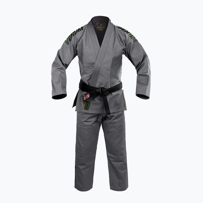 GI to Brazilian jiu-jitsu Venum Contender Evo 2.0 storm grey