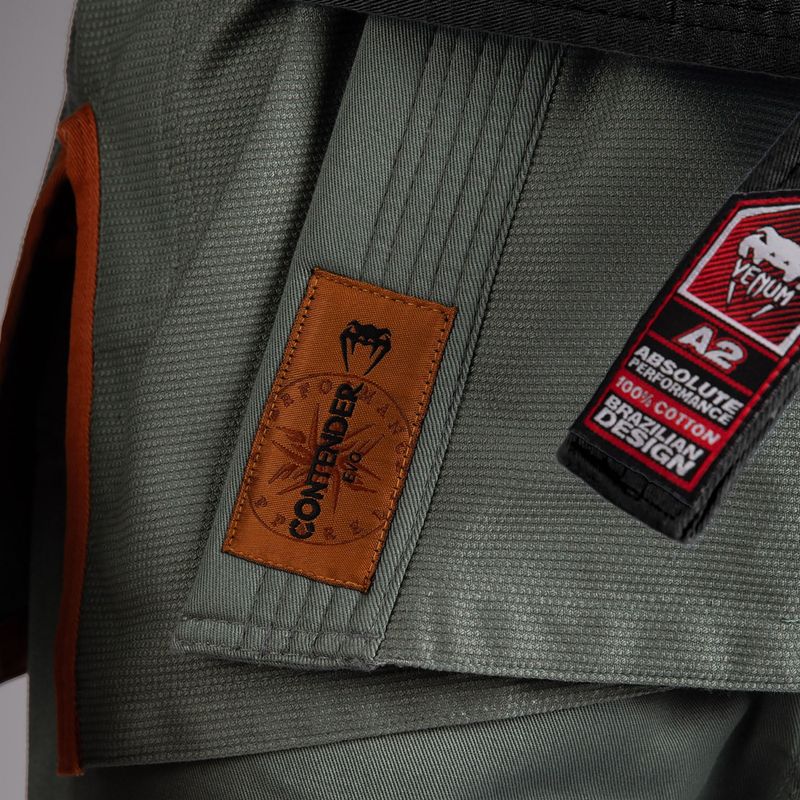 GI for Brazilian jiu-jitsu Venum Contender Evo 2.0 deep forest green 6