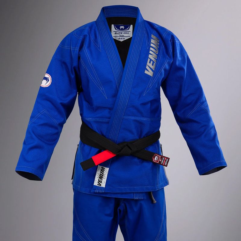 Kimono na brazilské jiu-jitsu Venum Elite 5.0 royal blue 3