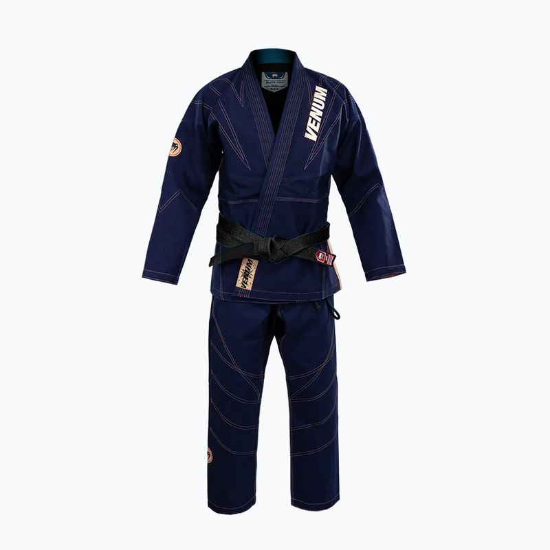 GI to Brazilian jiu-jitsu Venum Elite 5.0 navy