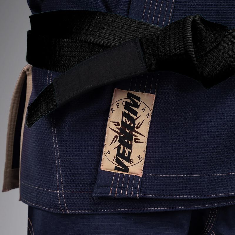 GI to Brazilian jiu-jitsu Venum Elite 5.0 navy 7