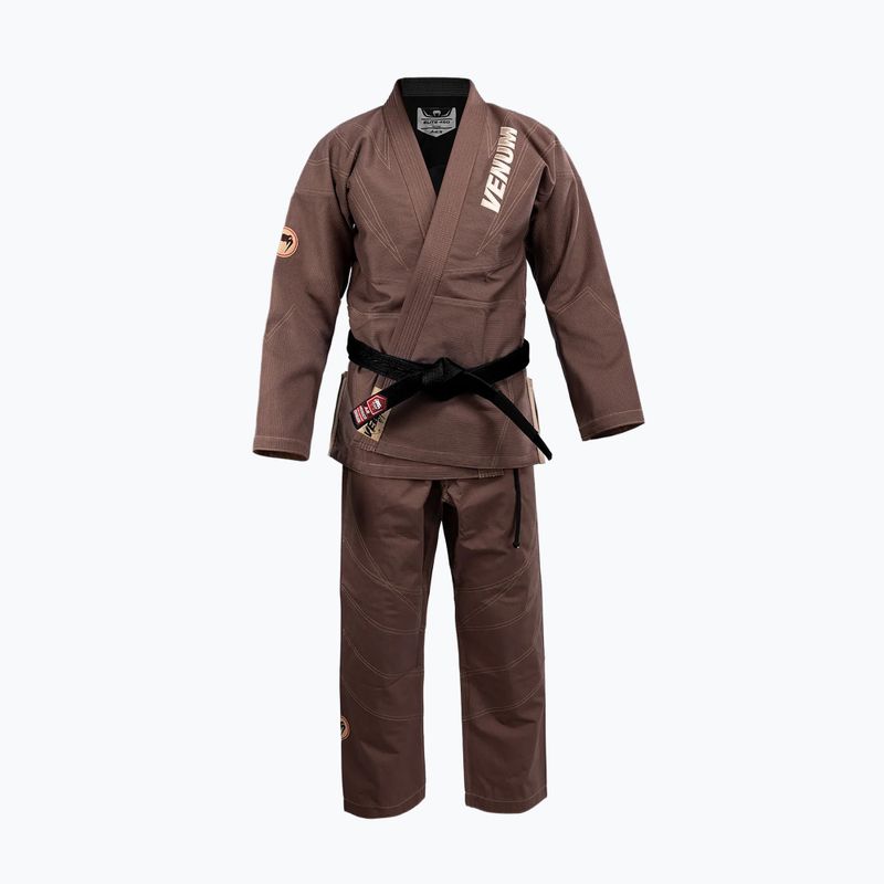 GI to Brazilian jiu-jitsu Venum Elite 5.0 chocolate brown
