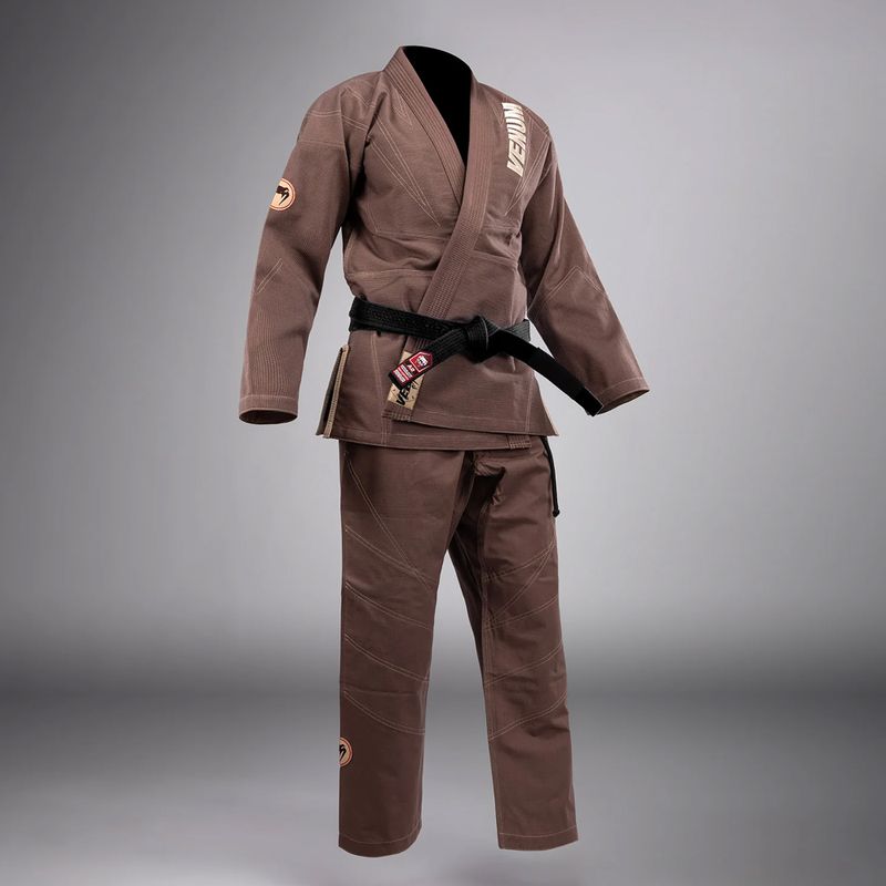 Kimono na brazilské jiu-jitsu Venum Elite 5.0 chocolate brown 3