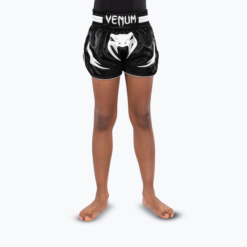 Venum Inferno Muay Thai Jr detské tréningové šortky čierne