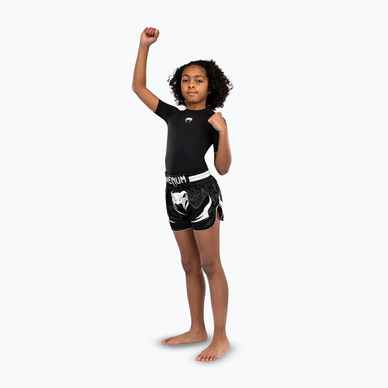 Detské tréningové šortky Venum Inferno Muay Thai Jr black 4