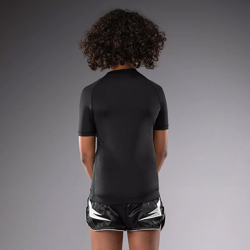Venum Contender Rashguards Jr detské tréningové tričko čierne 2