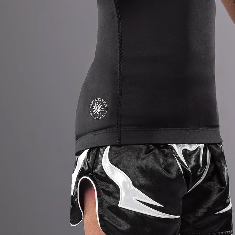 Venum Contender Rashguards Jr detské tréningové tričko čierne 5
