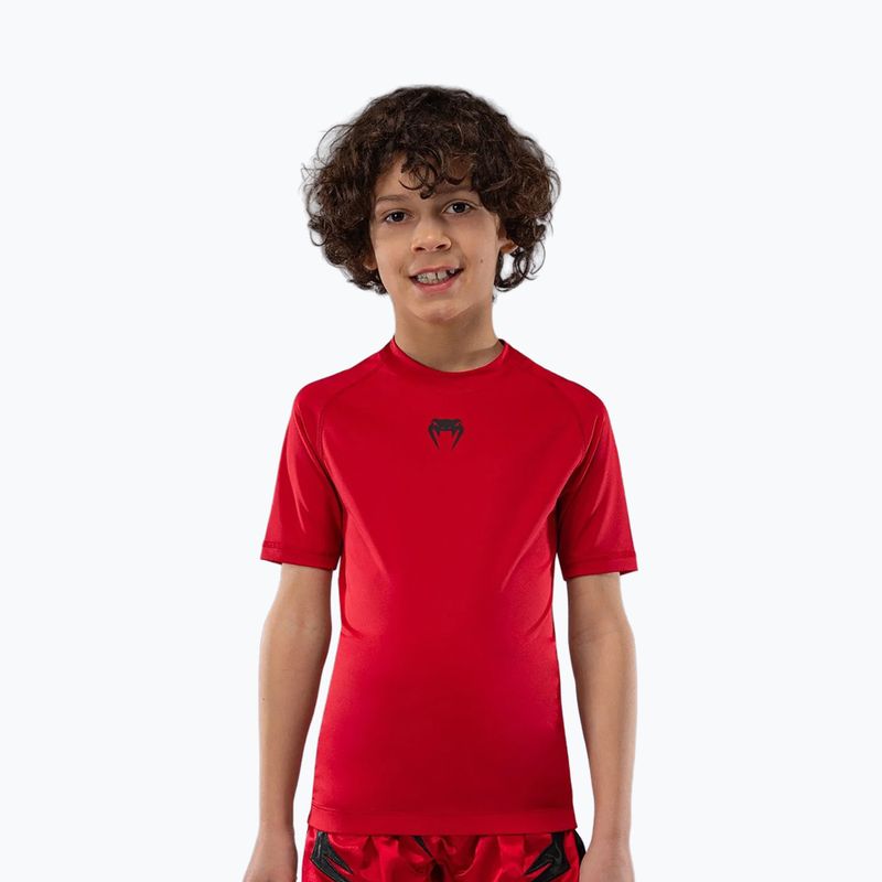 Detské tričko Venum Contender Rashguards Jr cherry red