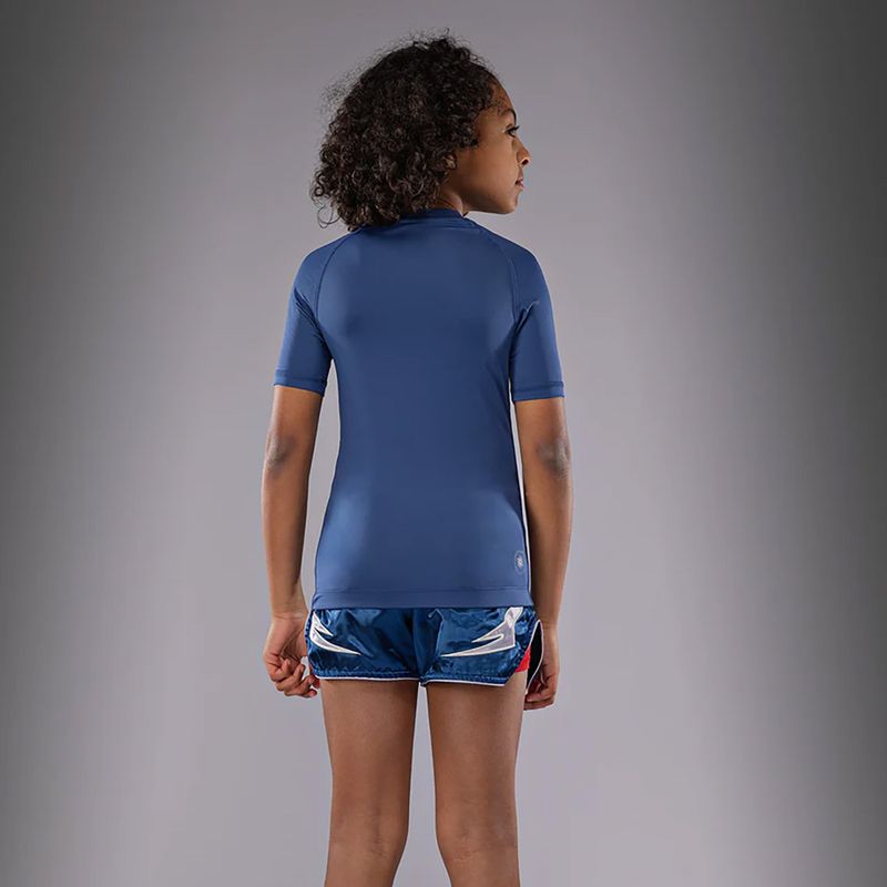 Detské tričko Venum Contender Rashguards Jr royal blue 3