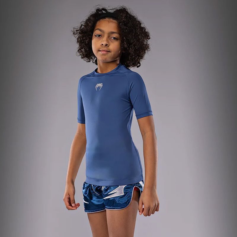 Venum Contender Rashguards Jr detské tréningové tričko kráľovská modrá 3