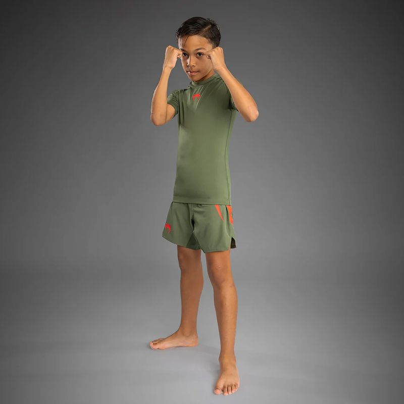 Venum Contender Rashguards Jr khaki παιδικό προπονητικό μπλουζάκι 2