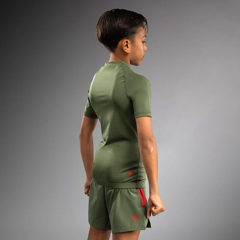 Venum Contender Rashguards Jr khaki παιδικό προπονητικό μπλουζάκι 3