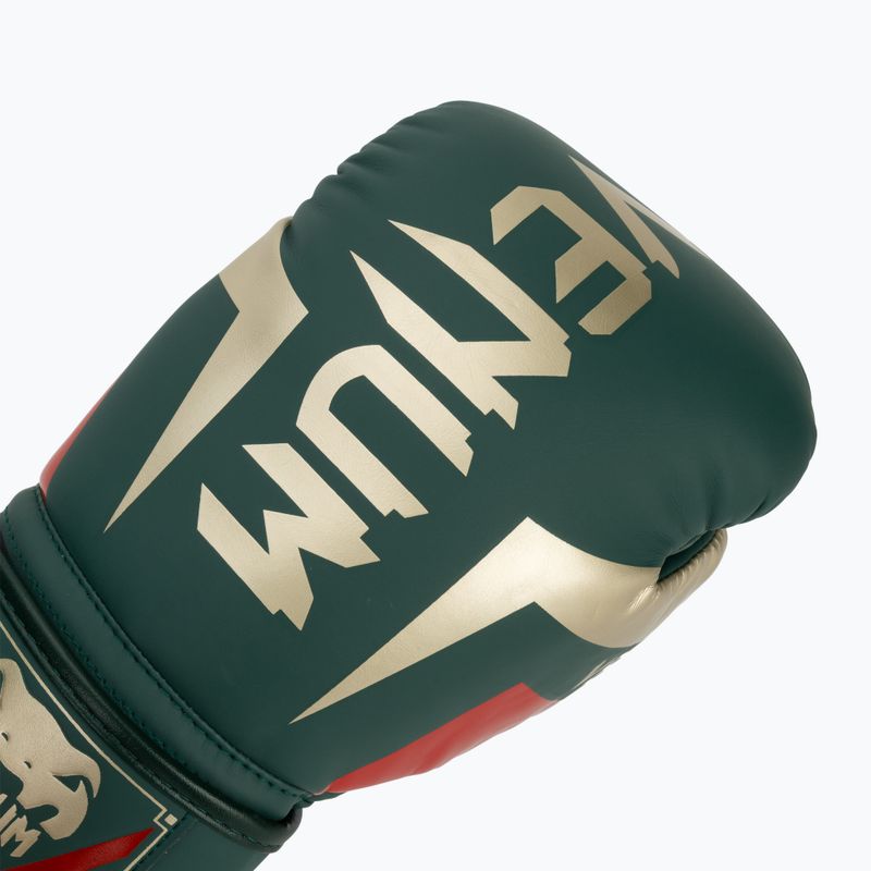 Zelené boxerské rukavice Venum Elite 5