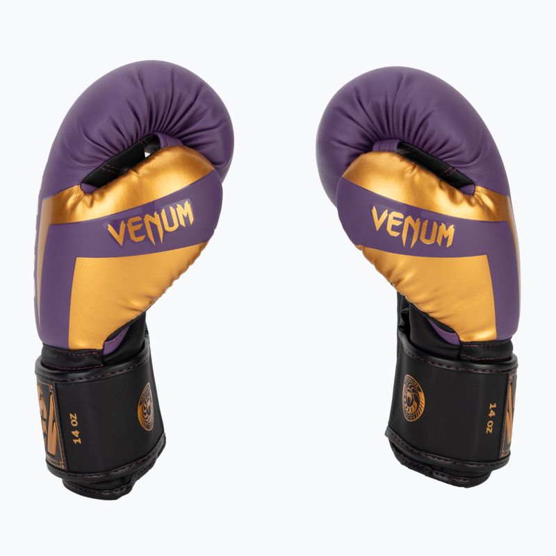 Tmavo fialové boxerské rukavice Venum Elite 4