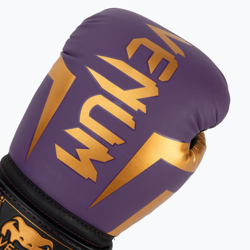 Tmavo fialové boxerské rukavice Venum Elite 5
