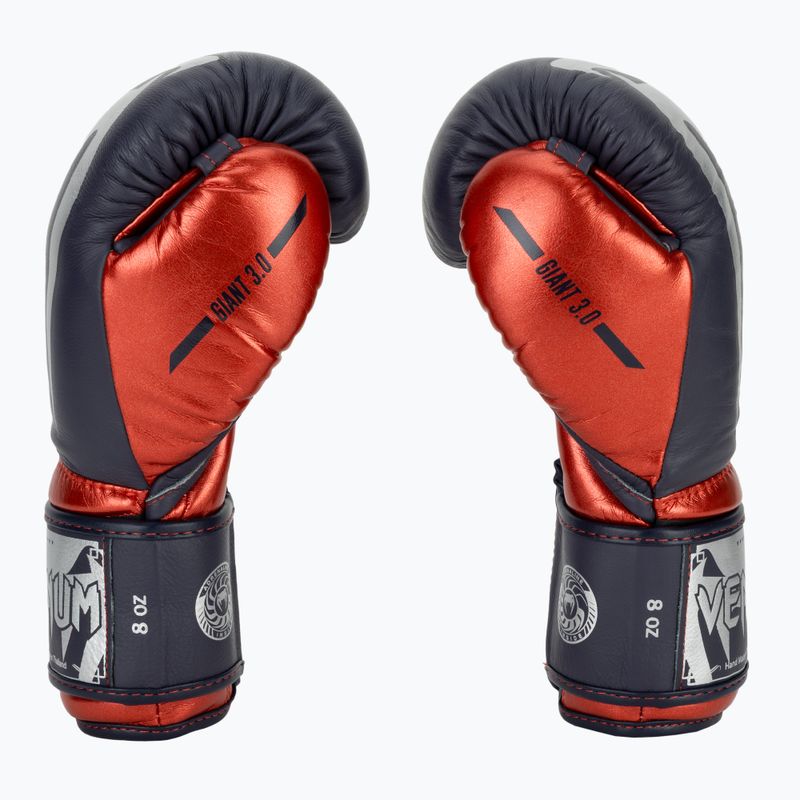 Venum Giant 3.0 boxerské rukavice námornícka modrá/červená 4