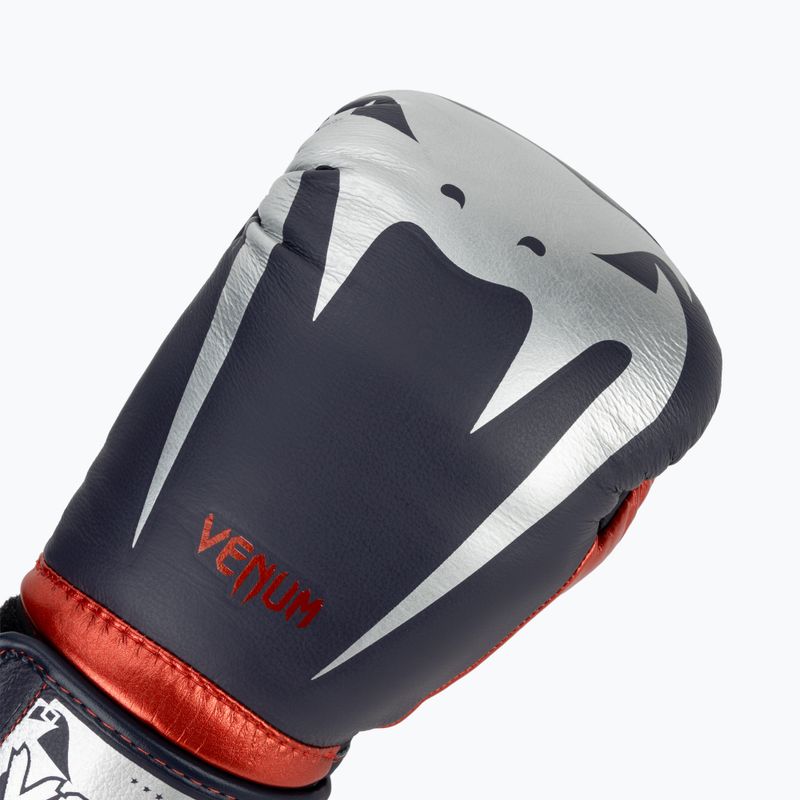 Venum Giant 3.0 boxerské rukavice námornícka modrá/červená 5
